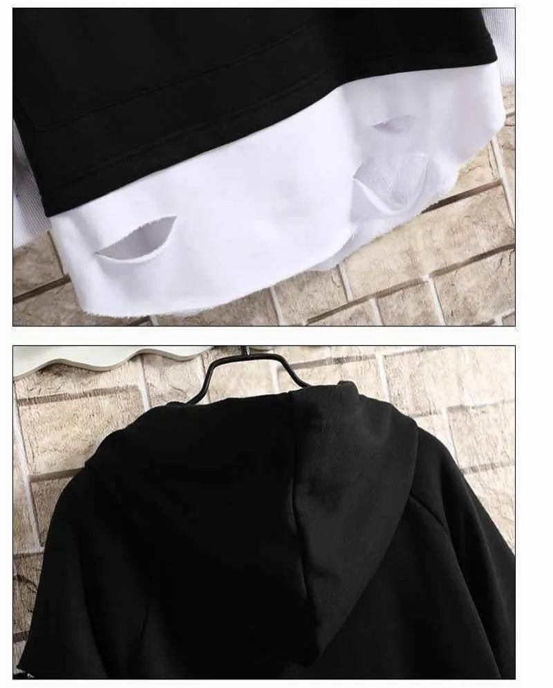 Men’s Y2K Hip Hop Anime Hoodie