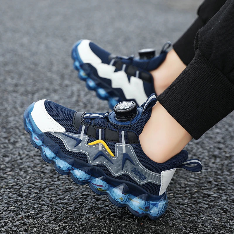Kids' Lightweight Mesh Running Sneakers