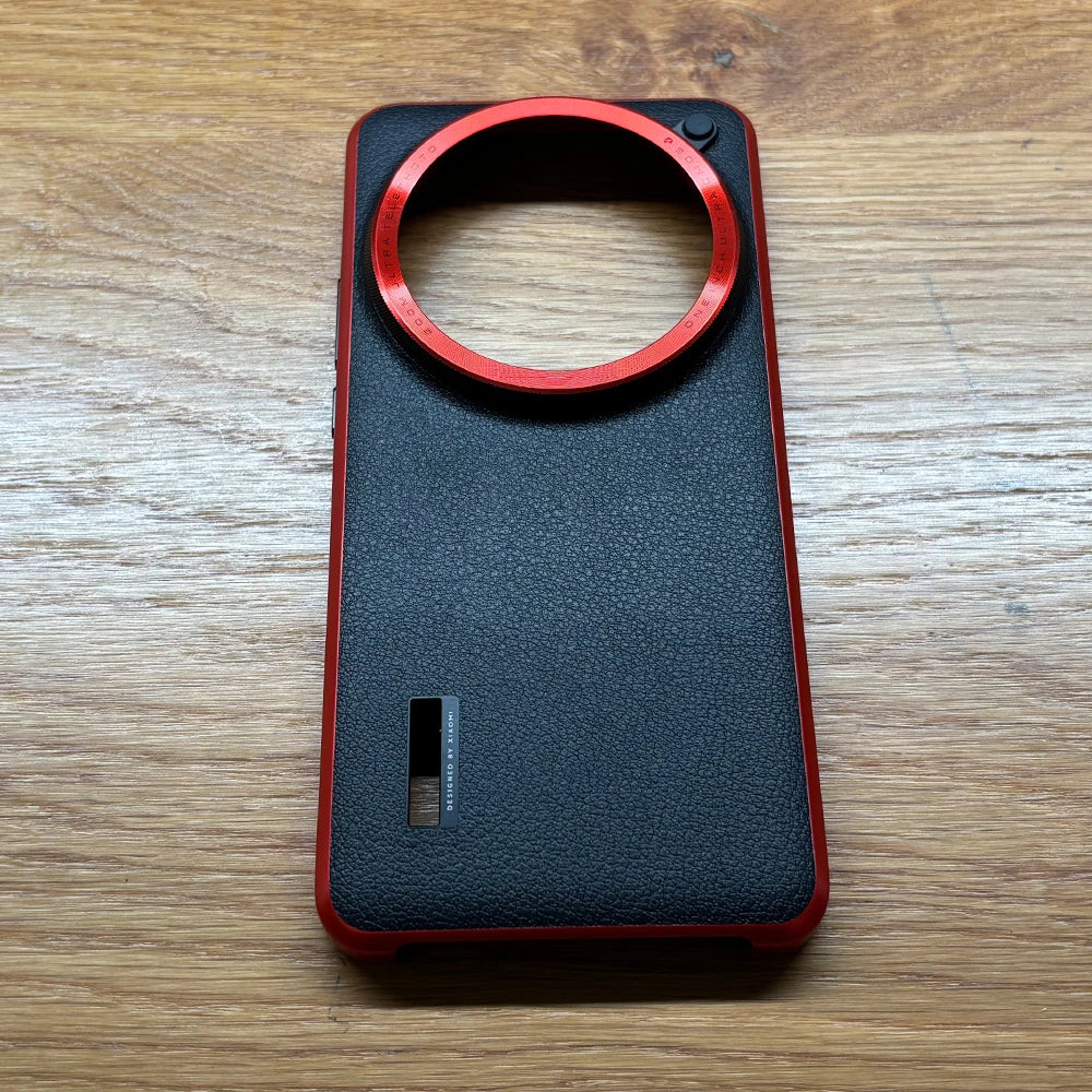 Xiaomi 15 Ultra Leather Case with Raised Edges