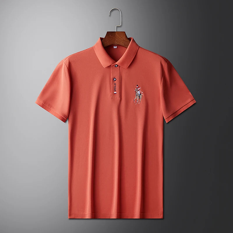 Men's Embroidered Polo Shirt – Casual Summer Style