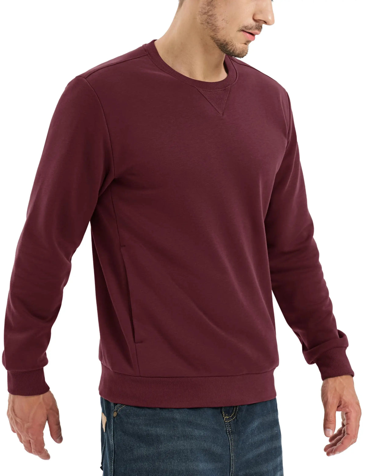 TACVASEN Men’s Fleece Crewneck Sweatshirt