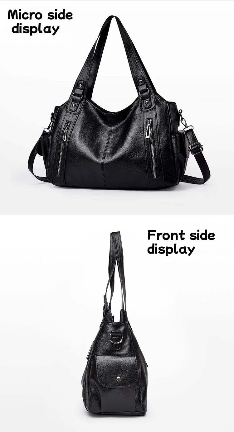 Elegant PU Leather Daily Handbag | American-Crafted Versatile Crossbody