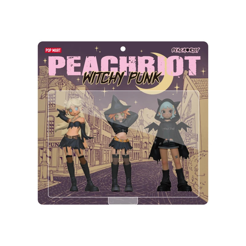 POP MART Peach Riot Witchy Punk Figures 100% Figurine Cute Toy Action Figure
