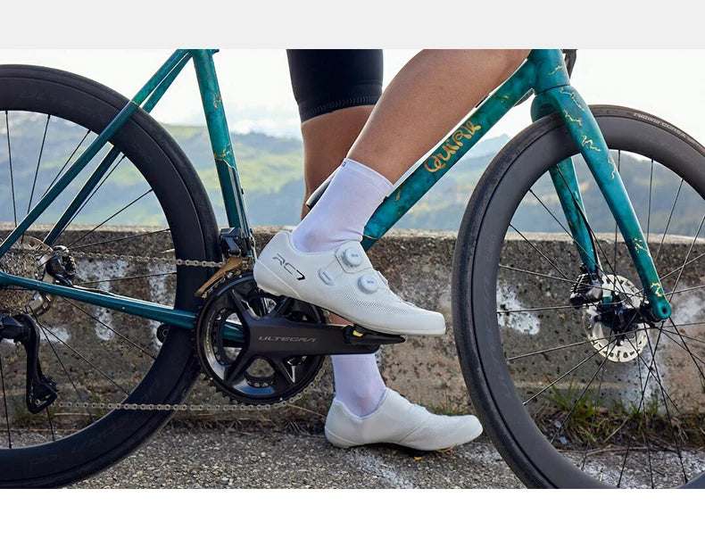 SHIMANO RC703 Road Cycling Shoes Carbon Sole SPD-SL Cleats Compatible Professional Road Bike Lock Shoes Men Women
