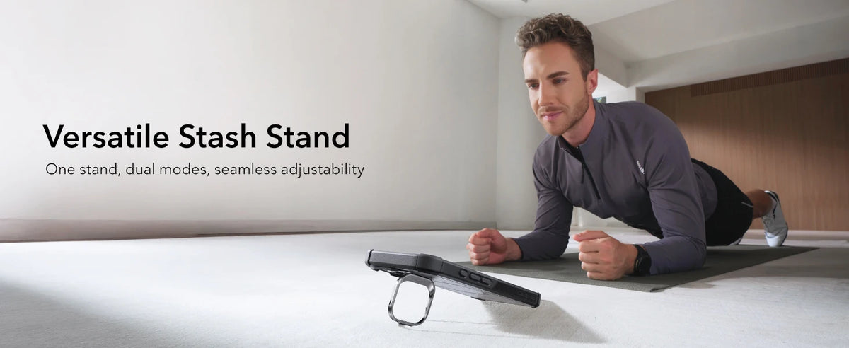 ESR Magnetic iPhone Case with Camera Stand