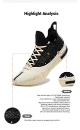 361 Degrees Joker 1 GT Men Basketball Shoes New Trendy Leather Breathable Shock-Absorbing Wear-resistant Male Sneakers 672511103