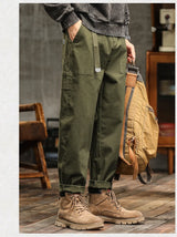 HIQOR Men's Relaxed Cargo Pants – Vintage Safari Style