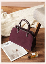 2026 Fall Winter Suede Leather Spacious Crossbody Tote Bag Simple Commuting Handheld Single Shoulder Bag Premium Women's Handbag