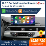 12.3" Audi A4/A5/S4/S5 Multimedia Touch Screen – Wireless CarPlay & Android Auto