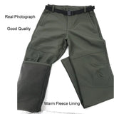 Men's Fleece Tactical Parka & Cargo Jacket Set