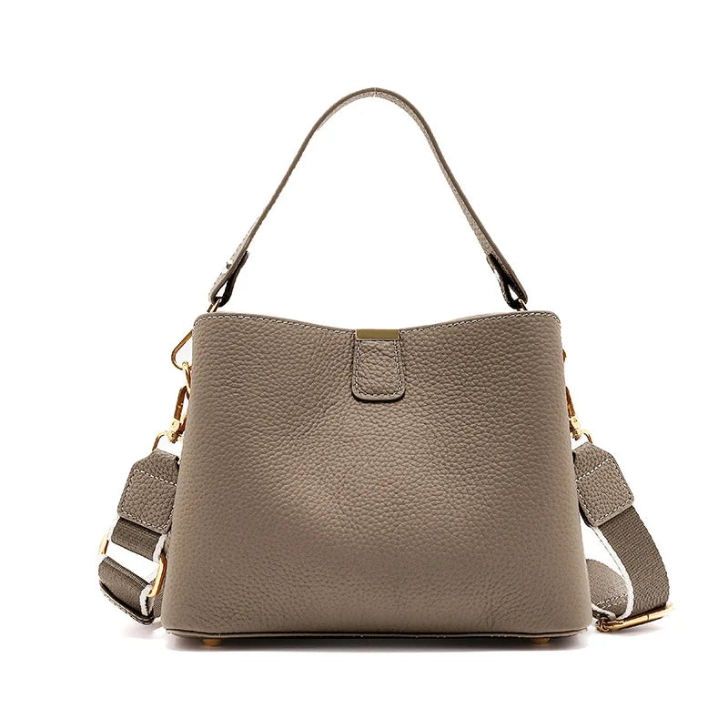 100% Genuine Leather Women's Crossbody Bag 2025 Summer Female Shoulder Bag Luxury Design Handbag phone makeup Bag Commuter