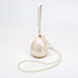New Handbag Shoulder Crossbody Bag Special Shape Fashion Acrylic Shell Clutch Evening Bags Wedding Party Women Bead Luxury Brand