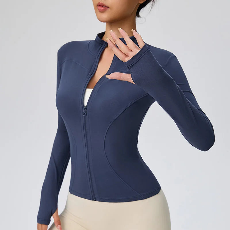 Women's Fall Pilates Quick-Dry Athletic Performance Jacket