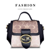 Carriage Emblem Crossbody Box Bag