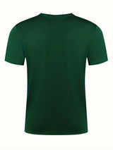 Men’s Geometric Bear Print 100% Cotton Oversized T-Shirt