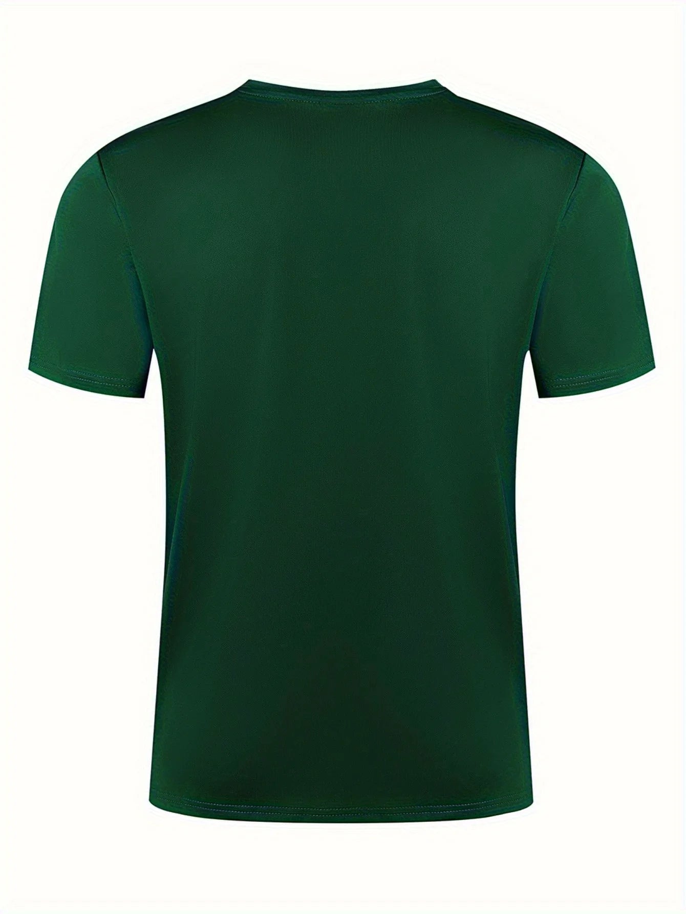 Men’s Geometric Bear Print 100% Cotton Oversized T-Shirt