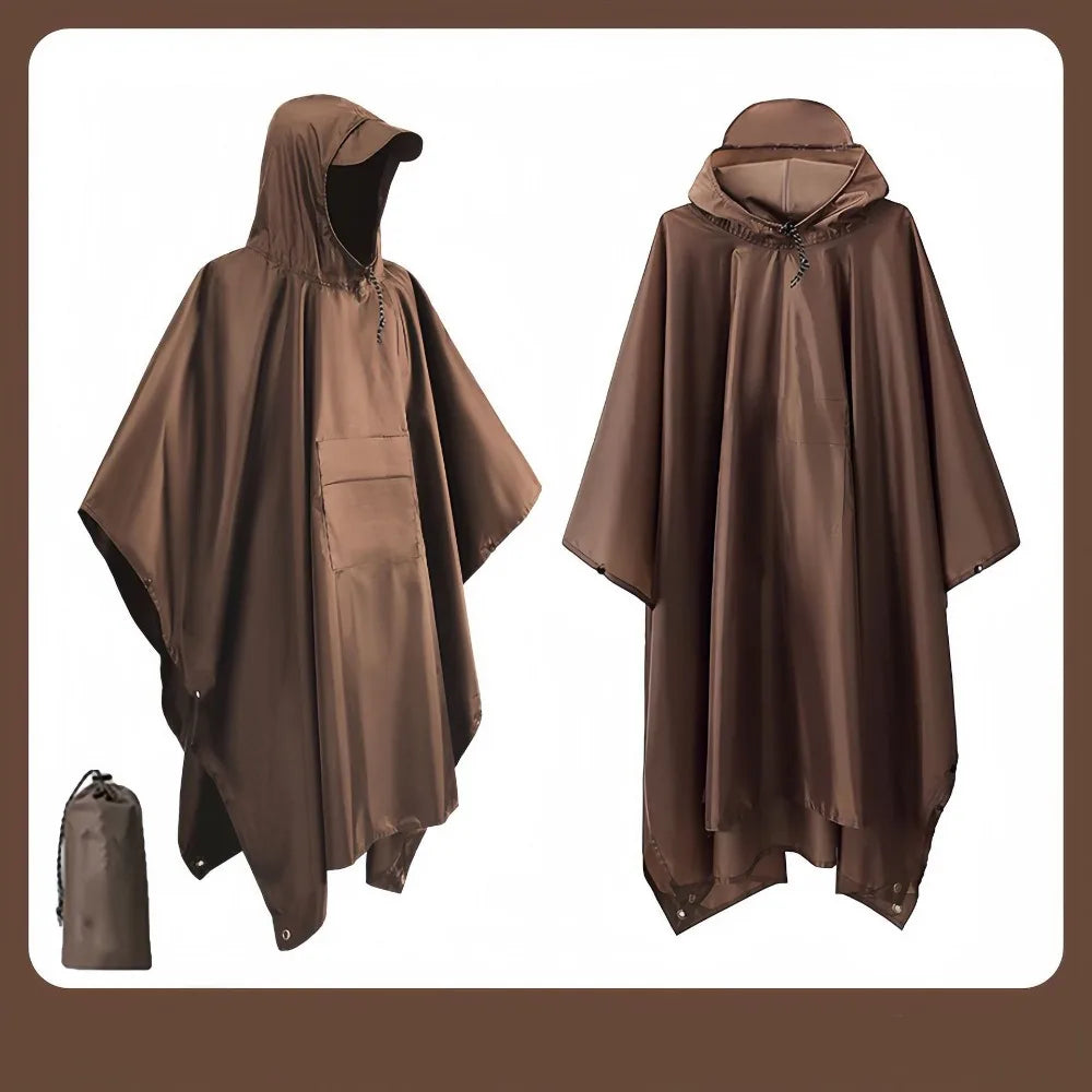 3-in-1 Waterproof Raincoat | Lightweight Outdoor Rain Cover