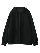 Women’s Relaxed Longline Zip-Up Hoodie