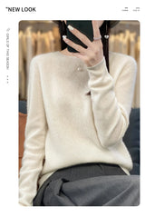 Women's Merino Wool Crew Neck Sweater