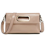 Zency Vintage Genuine Leather Handbag for Women Large Capacity Brown Crossbody Designer Shoulder Bag 2026 Summer Beige Sac Bolsa