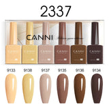 CANNI Nail Gel Polish Set HEMA TPO FREE Jelly Nude Color Rubber Base UV Construction Gel Semi Permanent Soak off UV LED Gel Nail