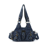 Angelkiss Women Handbags Rose Soft Tote Bag Small Top-handle Purse Fashion Satchel Multi-Pockets Shoulder Bag Hobos Phone Pack