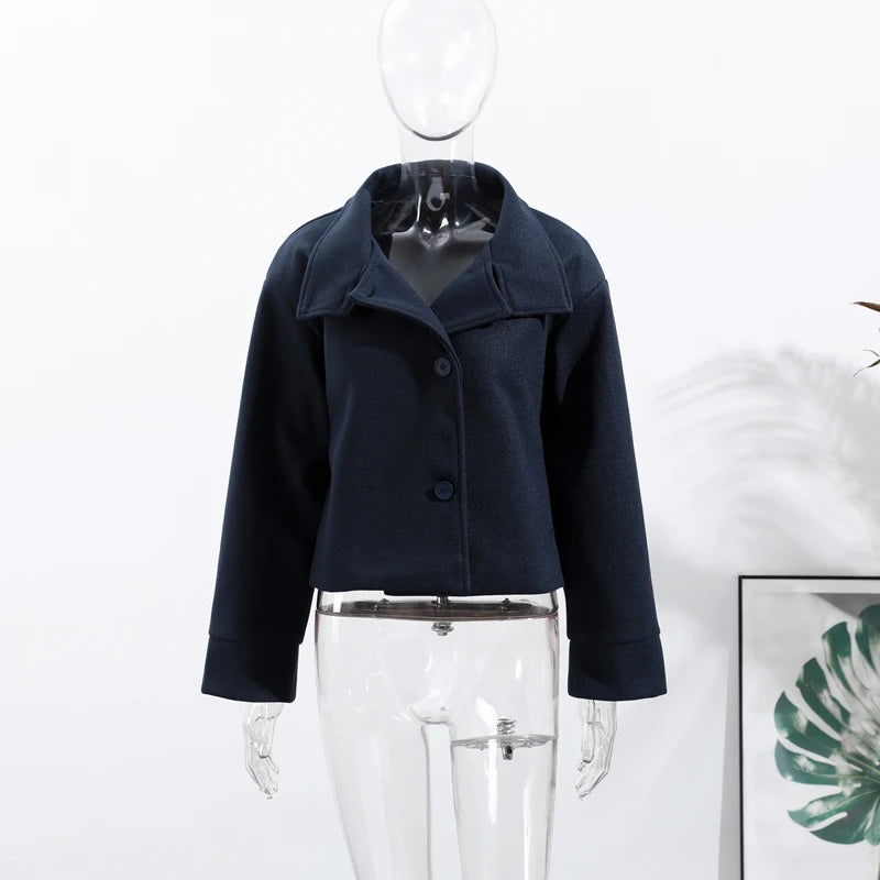 Women's Stand Collar Zip Jacket – Autumn/Winter