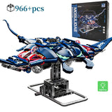 Mechanical Sea Animals Building Blocks DIY Movable Whale Octopus Manta Shark Piranha Creative Technical MOC Desktop Decor Gift