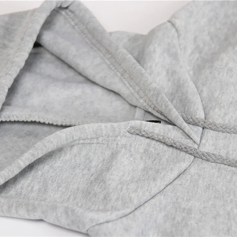 Anime Cat-Ear Cropped Hoodie | K-Pop Inspired Streetwear