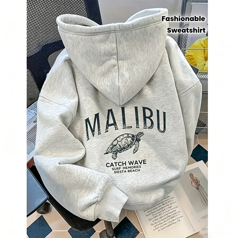 Autumn winter men's and women's kangaroo pocket hooded long sleeved hoodie with multiple prints, trendy and fashionable hip-hop