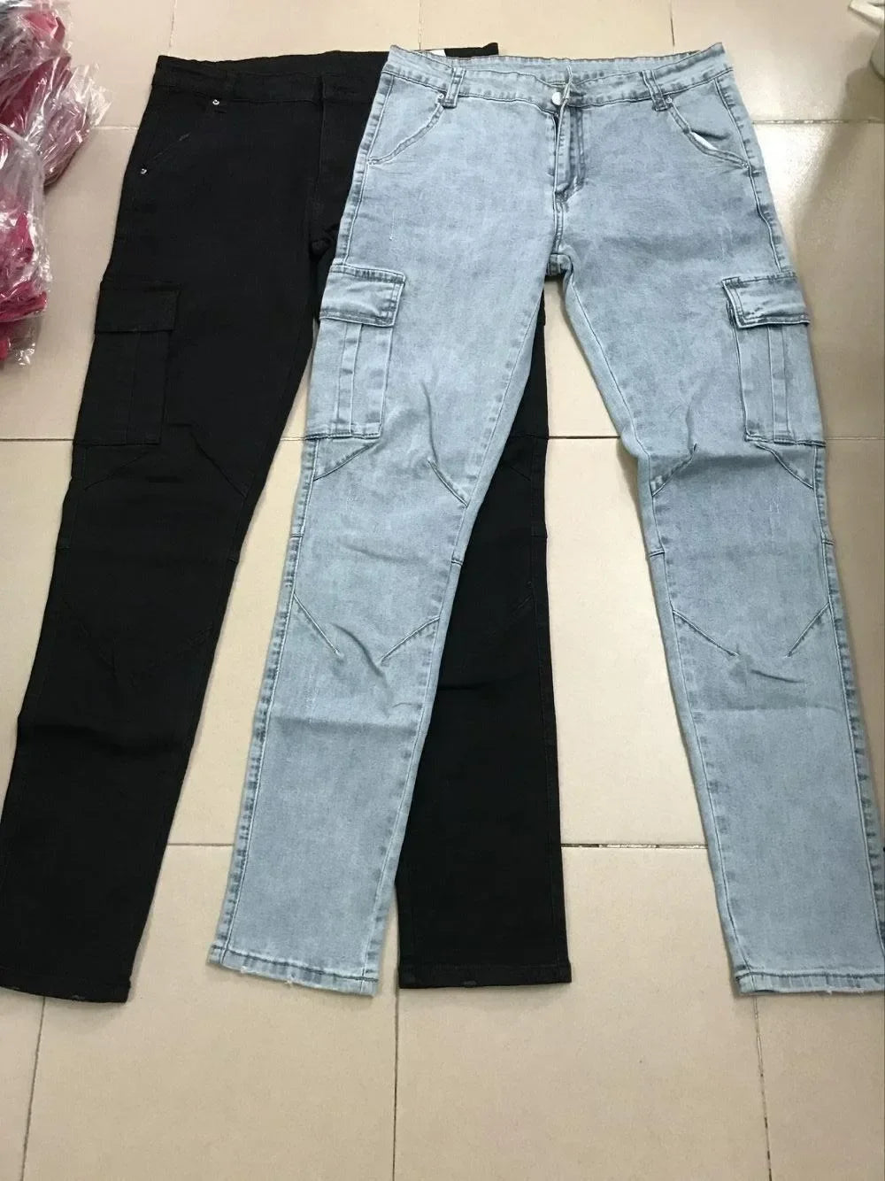 Men’s Slim Fit Cargo Jogger Jeans