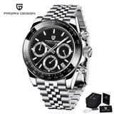 2026 New PAGANI DESIGN Rose Gold Chronograph Men's Watches Luxury Quartz Watch For Men Automatic Date Stainless steel Wristwatch