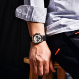 V2 PAGANI DESIGN 40MM Men's Quartz Watch Luxury Sapphire Stainless Steel 100m Waterproof Multi functional Men's Timing Watch