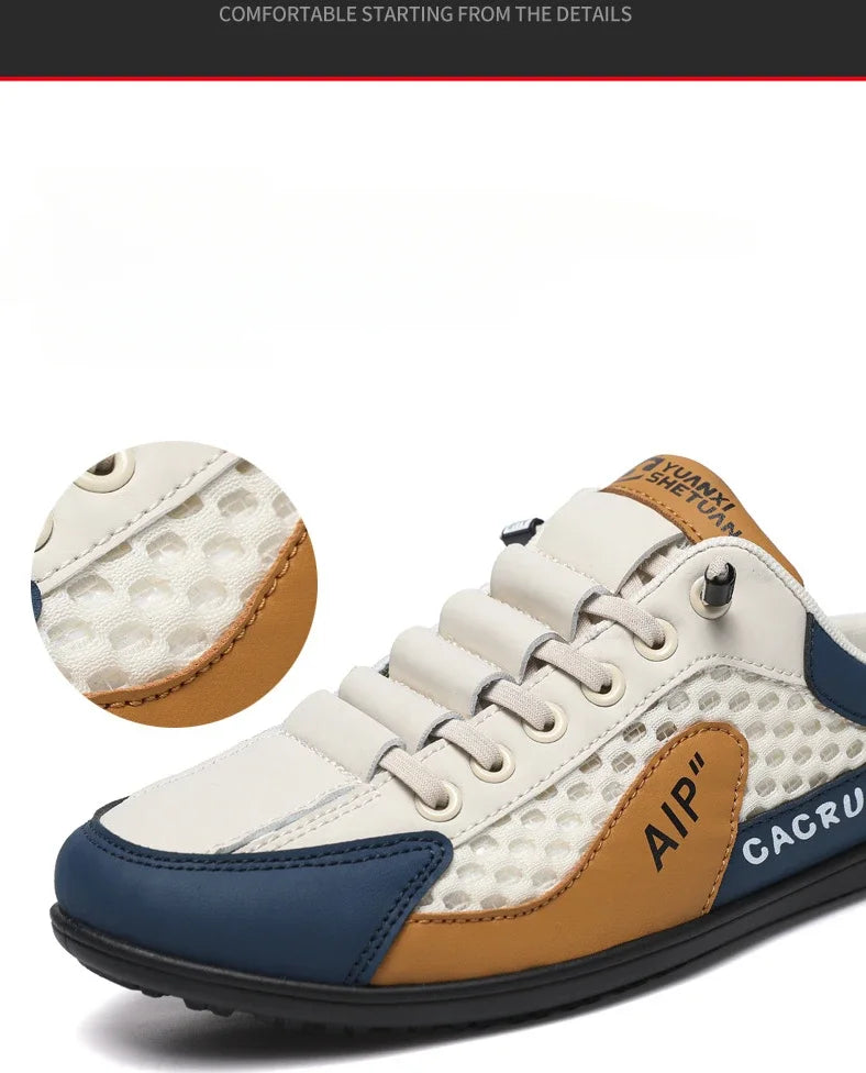 Men's Fashion Soft-Sun Half Slippers Summer Men Trendy Bottom Casual Shoes Soft Sole Support Shoes Sneakers Men's Shoes