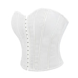 Leopard Print Strapless Corset Crop Top - USA Made Quality