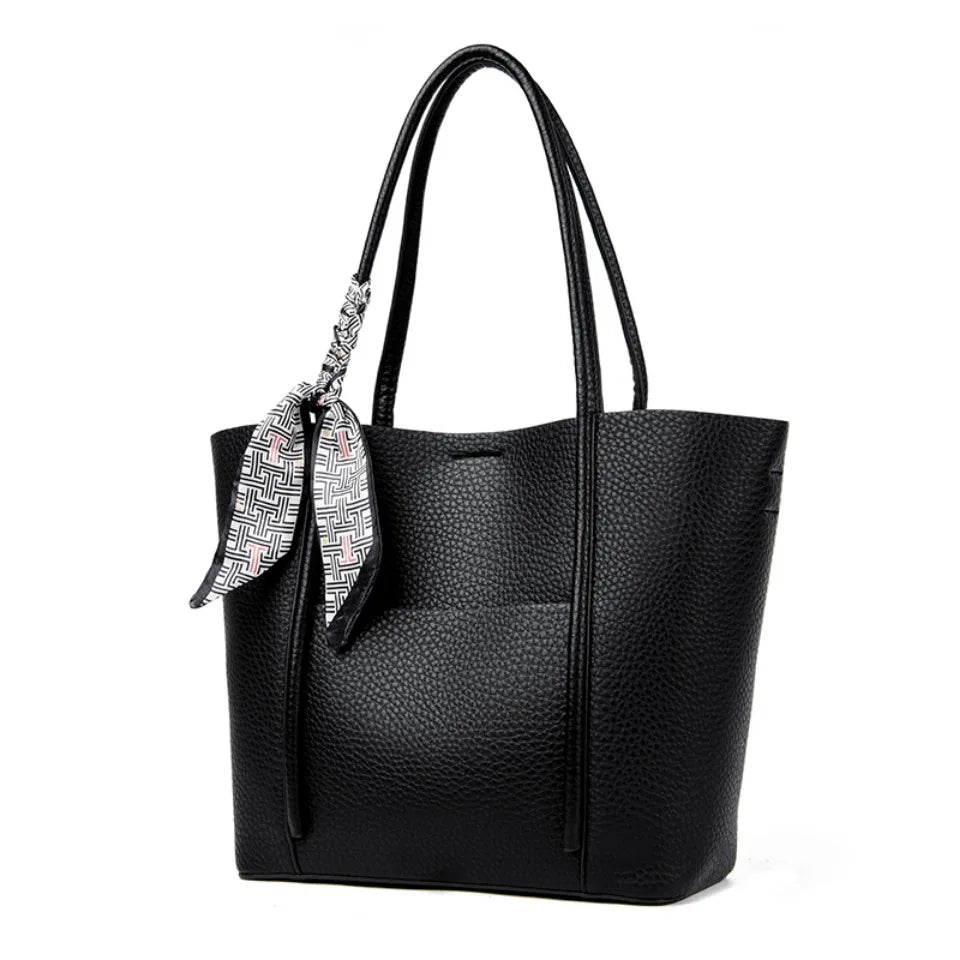 Genuine Soft Leather Tote Bag Women's Large Capacity Carrying Bags Designer Handbag Vintage Shoulder Bag Brand Commuting Bags