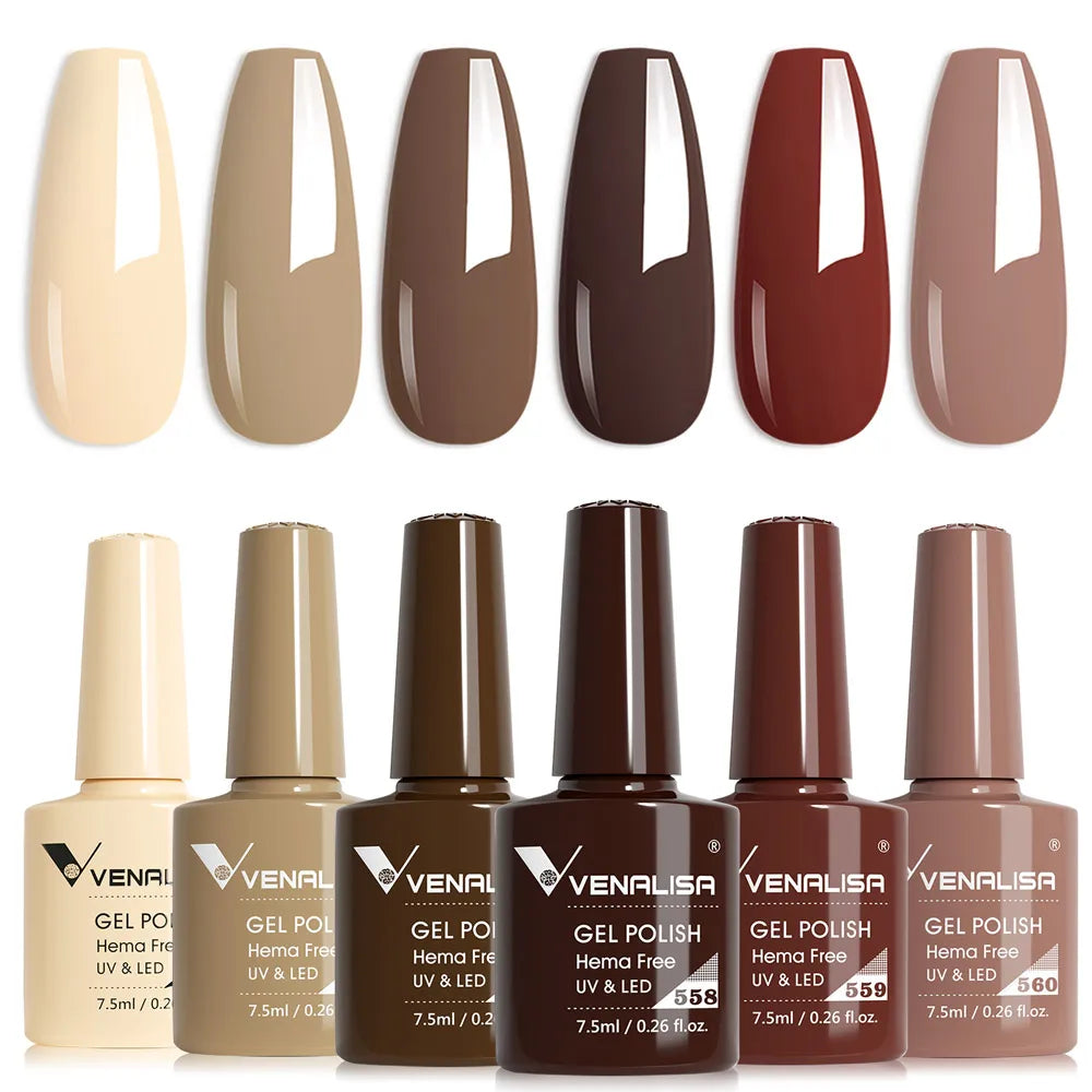 Venalisa TPO/HEMA-Free 6pc Gel Polish Kit 7.5ml