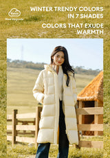 Women’s Longline Hooded Down Jacket