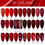 30-Piece Gel Nail Polish Set | Valentine's Romance Collection