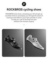 ROCKBROS Professional Cycling Shoes Knob Buckle Fastening Road Bike Self-Locking Shoes Bicycle SPD Cleats Shoes Cycling Footwear