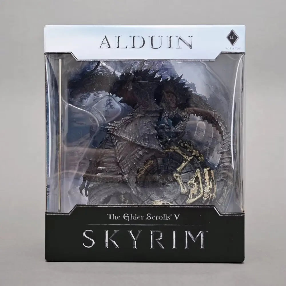 Elder V Skyrim Alduin Deluxe Action Figure Box Set dragon Figure