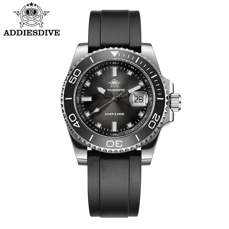 ADDIESDIVE 41mm Man Luxury Watch Japan 2115 Quartz Movement Watch Luminous 200m Waterproof 316L Stainless Steel Dive Watches