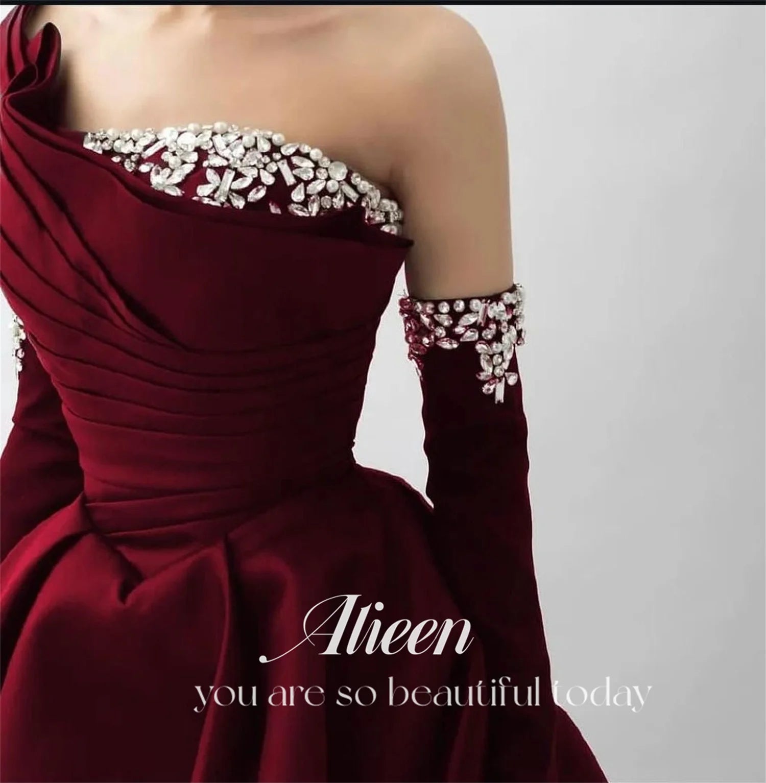 Aileen Satin Sweetheart Ball Gown | Formal Evening Dress
