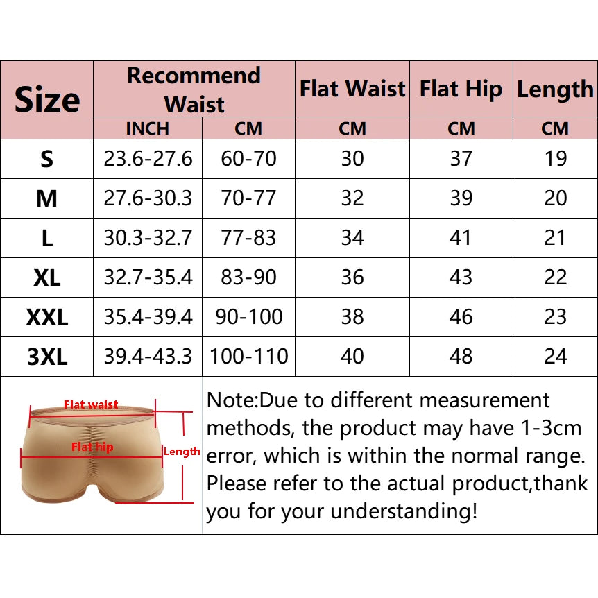Padded Butt Lifter & Tummy Control Shapewear Panties