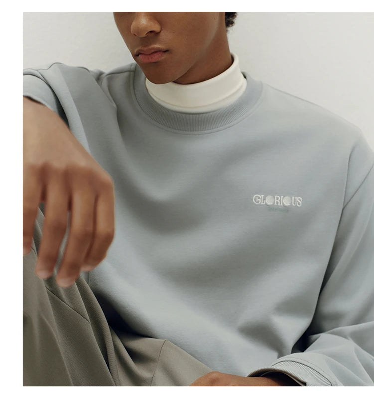 Semir Unisex Sweatshirt Regular Shoulder Crew Neck Soft Cotton Feel Pullover Everyday Casual Style Autumn Top 2026