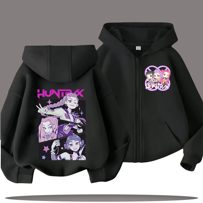 Demon Hunters Kids' Hooded Zip Jacket