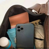 Vintage PU Leather Large Capacity Tote