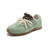 AIYUQI Women's Flat Sneakers – Genuine Leather, Non-Slip