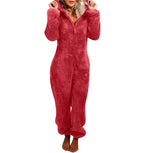 Women’s Elegant Hooded One-Piece Jumpsuit