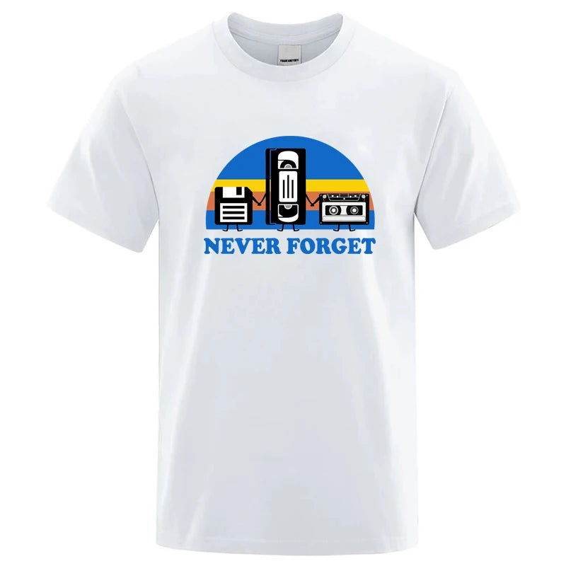 Never Forget Retro Graphic T-Shirt